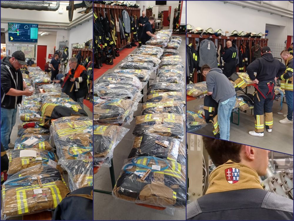 Ausgabe Schutzkleidung